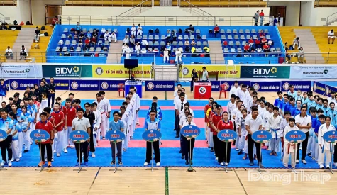 Đồng Tháp: Khai mạc môn Karate tại Đại hội Thể dục thể thao lần thứ 1, năm 2026