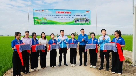 Tuổi trẻ HUTECH thực hiện nhiều công trình, phần việc tại xã Phú Thọ