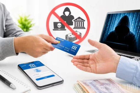 Tiếp tay cho lừa đảo từ việc thuê tài khoản ngân hàng