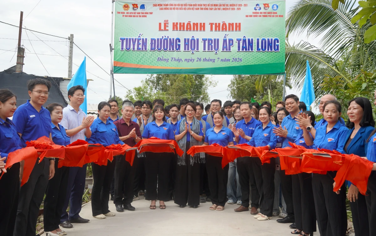 Đồng Tháp: Thiết thực từ các chương trình trong Chiến dịch Mùa hè Xanh năm 2026