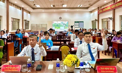 HĐND phường Mỹ Phong: Thông qua nhiều nghị quyết quan trọng