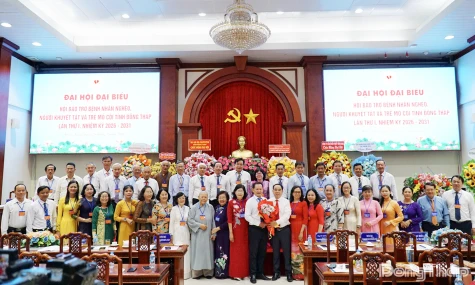 Hội Bảo trợ bệnh nhân nghèo, người khuyết tật và trẻ mồ côi Đồng Tháp bước vào nhiệm kỳ mới