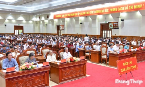 Đồng Tháp: Hơn 67.630 đại biểu tham dự Hội nghị toàn quốc nghiên cứu, học tập và triển khai thực hiện Nghị quyết Hội nghị Trung ương 3 khóa XIV của Đảng
