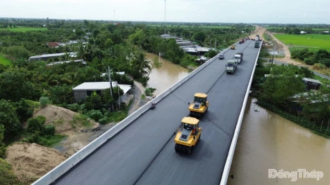 Tăng tốc thi công cao tốc Cao Lãnh - An Hữu