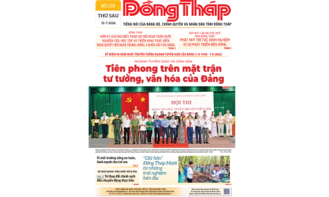 Đón đọc Báo Đồng Tháp số ra ngày 31-7-2026