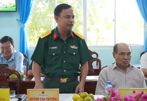 Xã Tân Dương: Lấy ý kiến đóng góp dự thảo hồ sơ khoa học đề nghị công nhận Xã An toàn khu