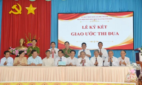 Xã Phú Thành:  Thế trận lòng dân vững chắc trong phong trào bảo vệ an ninh Tổ quốc