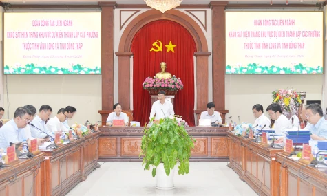 Đoàn công tác liên ngành làm việc với tỉnh Vĩnh Long và Đồng Tháp