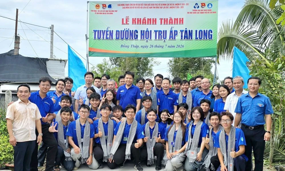 Viết tiếp lời tuyên thệ bằng những việc làm vì cộng đồng