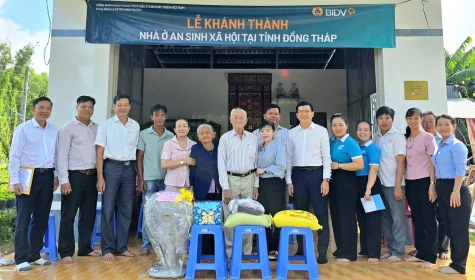 Xã Tân Dương: Khánh thành nhà ở an sinh xã hội cho hộ nghèo