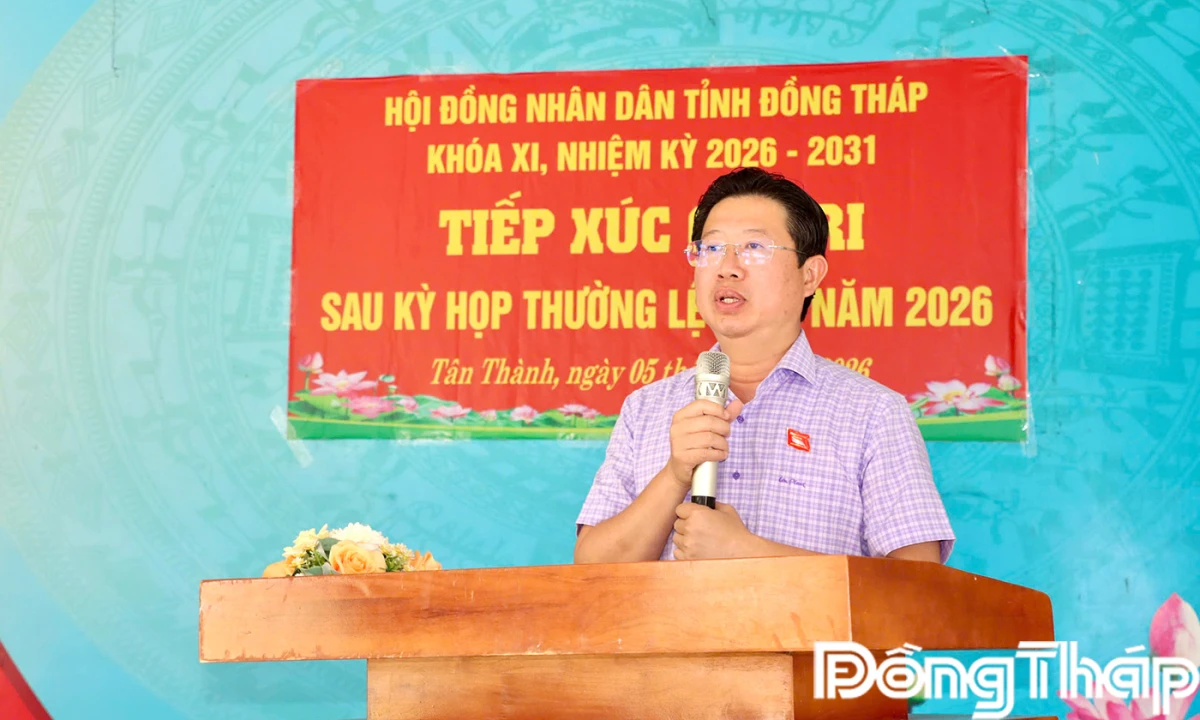 Cử tri xã Tân Thành kiến nghị nhiều vấn đề dân sinh