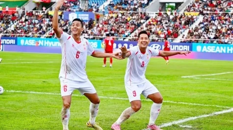 Chủ nhà Myanmar thắng đậm Lào, nuôi hy vọng vào bán kết