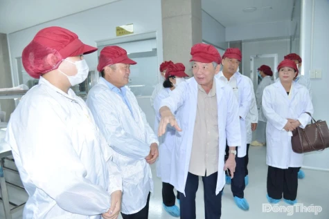 Dong Thap Party Secretary Visits, Holds Working Session with Provincial Bird’s Nest Association