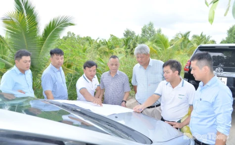 Bàn giao mặt bằng Dự án Khu công nghiệp Tân Phước 1