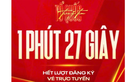 Hơn 5,7 triệu lượt yêu cầu, vé chương trình "Tổ quốc trong tim" 2026 hết chỉ sau 1 phút 27 giây