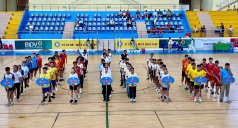 Khởi tranh môn đá cầu tại Đại hội Thể dục thể thao tỉnh Đồng Tháp