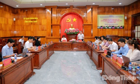Đồng Tháp hoàn thành điều tra 1.797 cơ sở hành chính, sự nghiệp