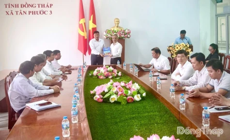 Triển khai Quyết định cho nhà đầu tư Dự án Khu công nghiệp Tân Phước 1 thuê đất