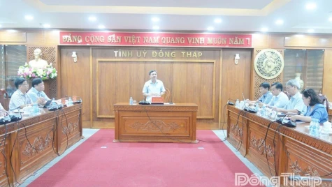 Thường trực Tỉnh ủy chỉ đạo tháo gỡ vướng mắc, nâng cao hiệu quả tham mưu