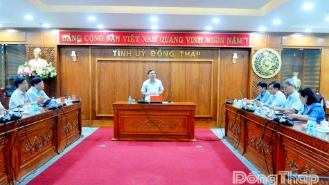 Thường trực Tỉnh ủy chỉ đạo tháo gỡ vướng mắc, nâng cao hiệu quả tham mưu