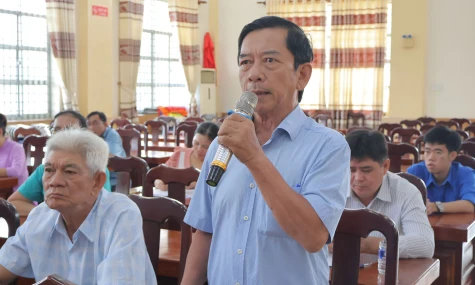 Cử tri xã Chợ Gạo kiến nghị nhiều vấn đề liên quan đến đời sống dân sinh