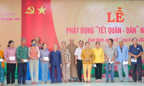 Xã Bình Ninh: Đăng ký thực hiện các công trình, phần việc “Tết Quân - Dân” gần 2,3 tỷ đồng