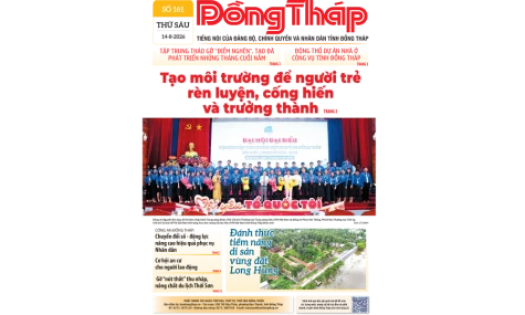 Đón đọc Báo Đồng Tháp số ra ngày 14-8-2026