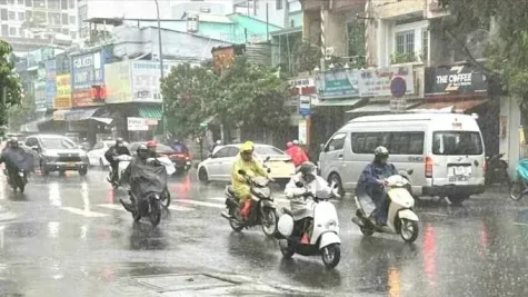 Ngày 15-8, TP. Hồ Chí Minh và Nam bộ mưa diện rộng