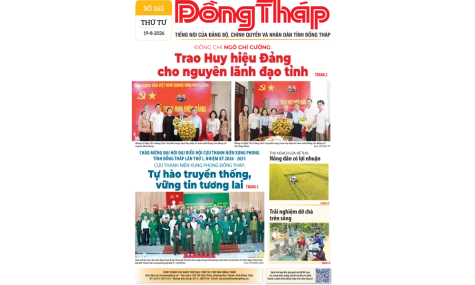 Đón đọc Báo Đồng Tháp số ra ngày 19-8-2026