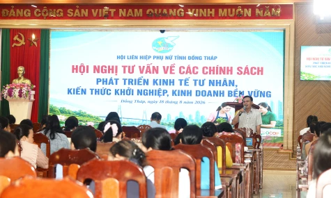 Đồng Tháp: Tư vấn chính sách, kiến thức khởi nghiệp cho phụ nữ