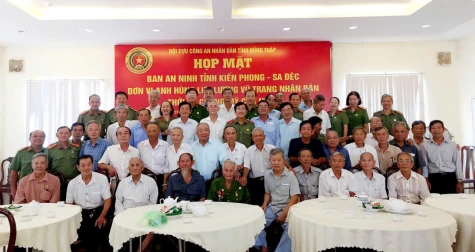 Họp mặt Ban An ninh tỉnh Kiến Phong - Sa Đéc
