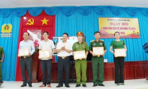 Xã Tân Thới: Sôi nổi phong trào Toàn dân bảo vệ an ninh Tổ quốc
