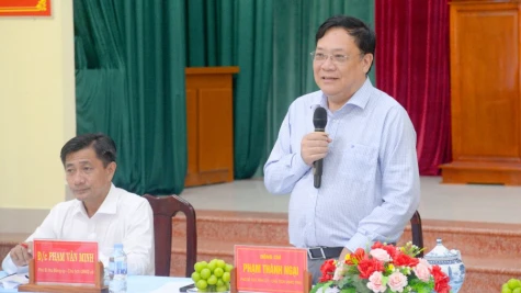 Chairman Pham Thanh Ngai Urges Hung Thanh Commune to Boost Pineapple Value