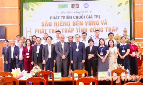 Đồng Tháp: Hướng đến phát triển chuỗi giá trị sầu riêng bền vững, phát thải thấp