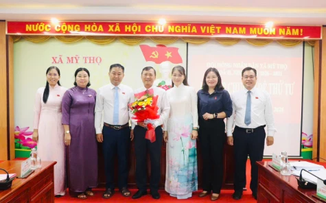 Xã Mỹ Thọ: Bầu Chủ tịch HĐND và Phó Chủ tịch UBND xã