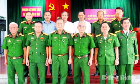 Xã Lai Vung: Ra mắt Ban Liên lạc truyền thống Ban Chỉ huy Quân sự huyện Lai Vung