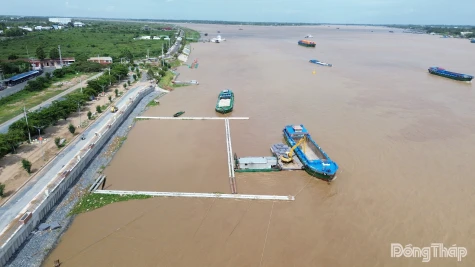 Đồng Tháp: Chủ động ứng phó sạt lở