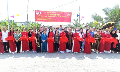 Xã Tân Hòa: Khánh thành cầu giao thông nông thôn