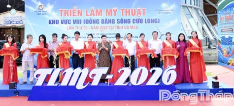 Đồng Tháp có 13 tác phẩm trưng bày tại Triển lãm Mỹ thuật khu vực VIII - Đồng bằng sông Cửu Long lần thứ 30