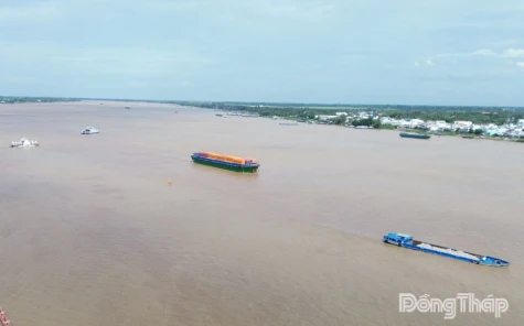 Đồng Tháp: Mực nước các nơi đang lên nhanh theo triều cường và lũ thượng nguồn