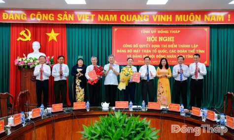 Đồng Tháp: Thành lập 2 Đảng bộ trực thuộc Tỉnh ủy