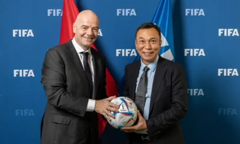 Chủ tịch FIFA Gianni Infantino dự khán trận chung kết Việt Nam - Thái Lan