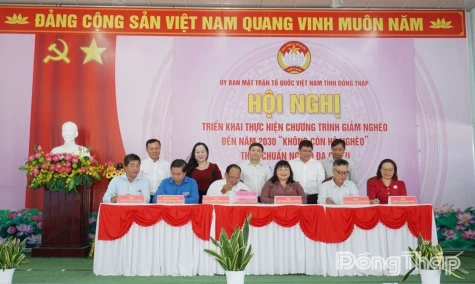 Đồng Tháp phấn đấu đến năm 2030 không còn hộ nghèo