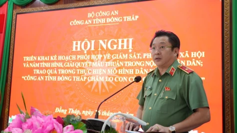 Đồng Tháp: Xây dựng thế trận lòng dân từ cơ sở qua 2 kế hoạch phối hợp