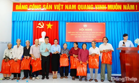 Phường Đạo Thạnh: Phát huy vai trò Tổ nhân dân tự quản trong công tác an sinh cộng đồng