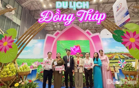 Dong Thap Province is participating in the 20th Ho Chi Minh City International Travel Expo (ITE HCMC 2026). Held at the Saigon Exhibition and Convention Center (SECC), Ho Chi Minh City
