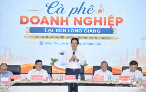 Kết nối, đồng hành cùng doanh nghiệp tại Khu công nghiệp Long Giang