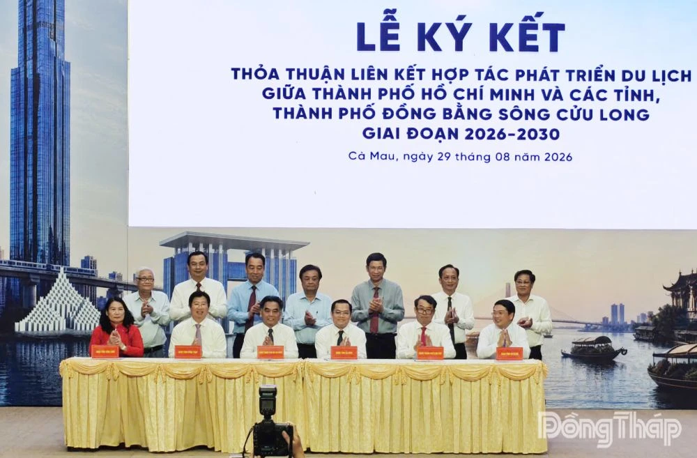 TP. Hồ Chí Minh và ĐBSCL ký kết hợp tác phát triển du lịch giai đoạn 2026 - 2030