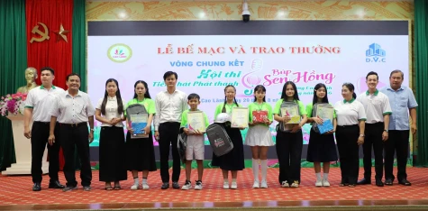 Phường Cao Lãnh: Sôi nổi Vòng chung kết Hội thi Tiếng hát phát thanh “Búp Sen hồng”