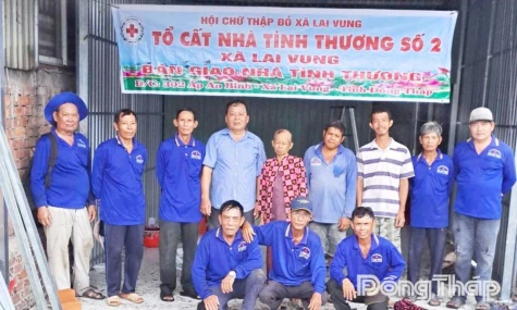 Xã Lai Vung: Bàn giao 4 căn nhà Tình thương